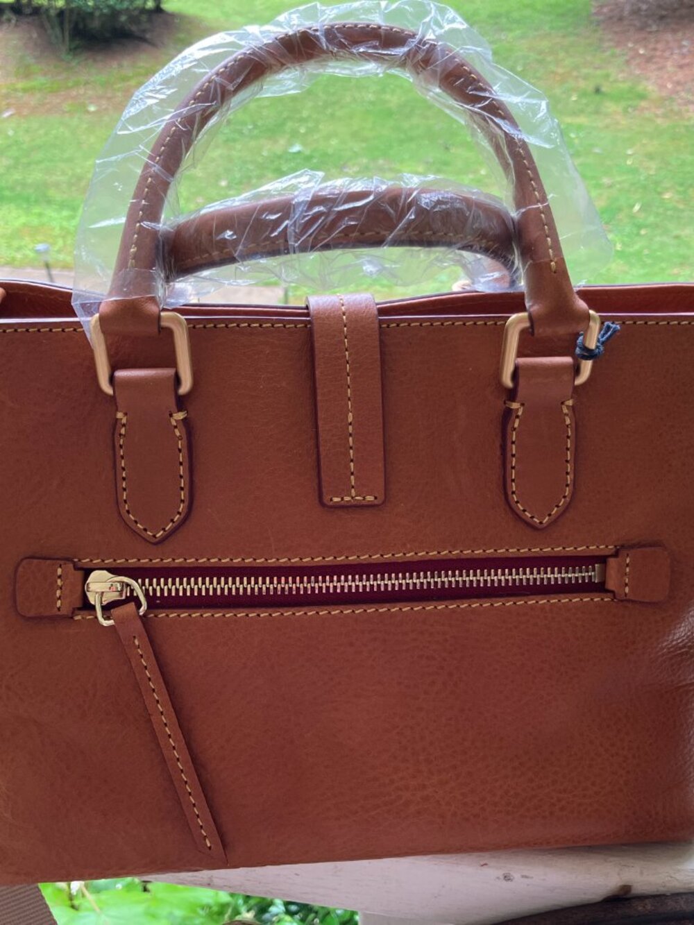 Dooney and Bourke Satchel with Web - Picture 5 of 7